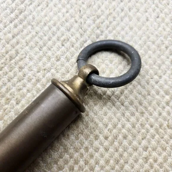 CHATILLON 75 LB Tube Hook Vertical Scale Made in NY USA Functional 13.5" Brass - Picture 4 of 6